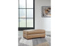 Lombardia Leather Ottoman