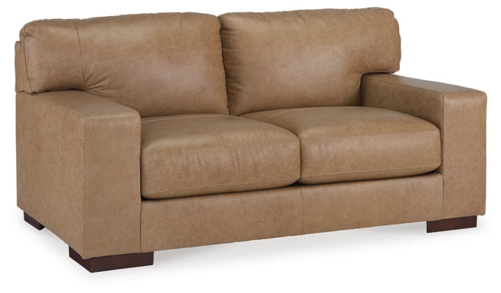 Lombardia Leather Loveseat