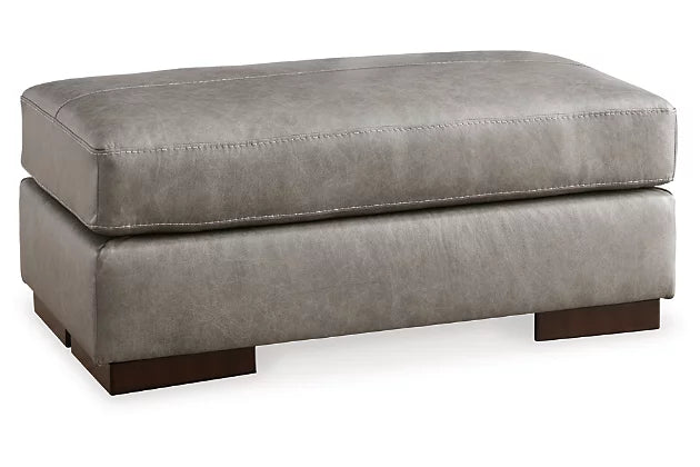 Lombardia Ottoman - Ashley Furniture - Brunei