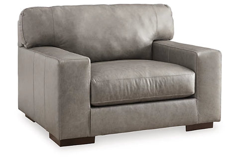 Lombardia Oversized Leather Chair