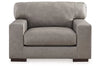 Lombardia Oversized Leather Chair