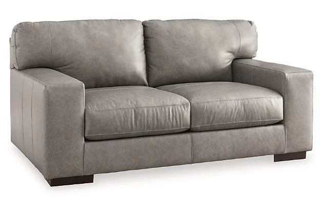 Lombardia Leather Loveseat