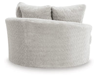 Snodoodle Oversized Swivel Accent Chair;Arctic