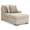 LadyMae 5-Piece Sectional with Chaise;Twill