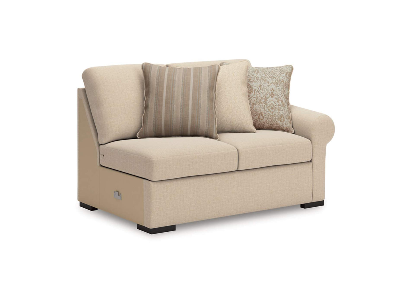 LadyMae 5-Piece Sectional with Chaise;Twill