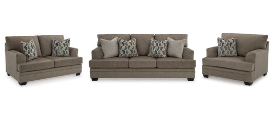 Stonemeade Sofa Set;Nutmeg