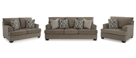 Stonemeade Sofa Set;Nutmeg