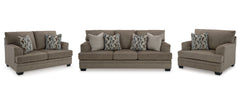 Stonemeade Sofa Set;Nutmeg
