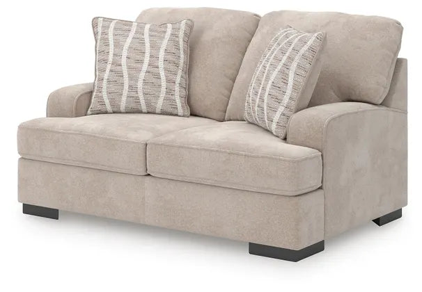 High Profile Loveseat;Taupe