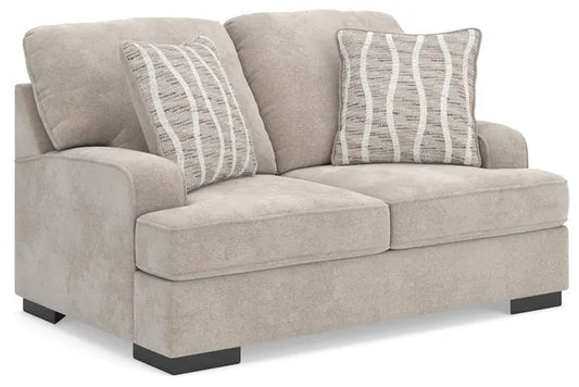 High Profile Loveseat;Taupe