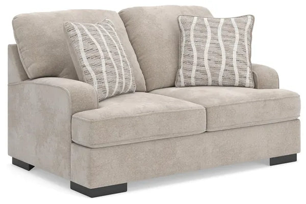 High Profile Loveseat;Taupe