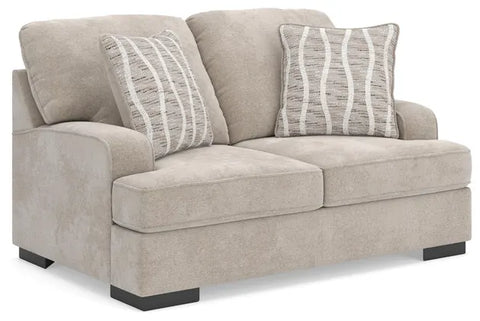 High Profile Loveseat;Taupe