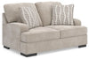 High Profile Loveseat;Taupe