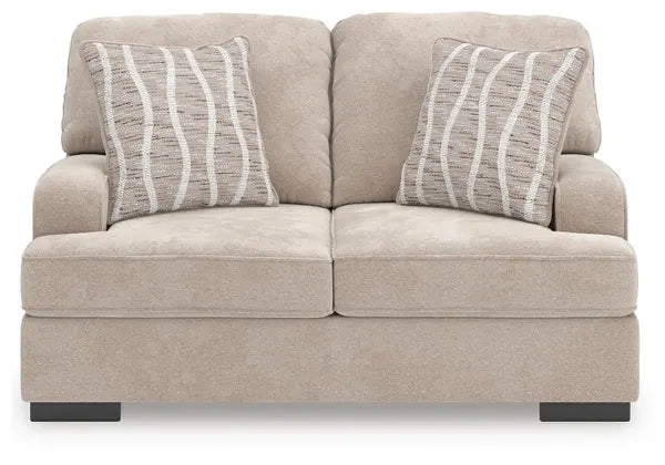 High Profile Loveseat;Taupe