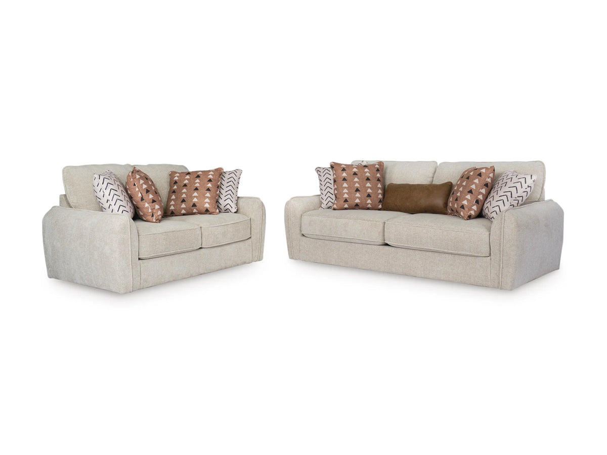 Seyler Sofa & Loveseat;Sand