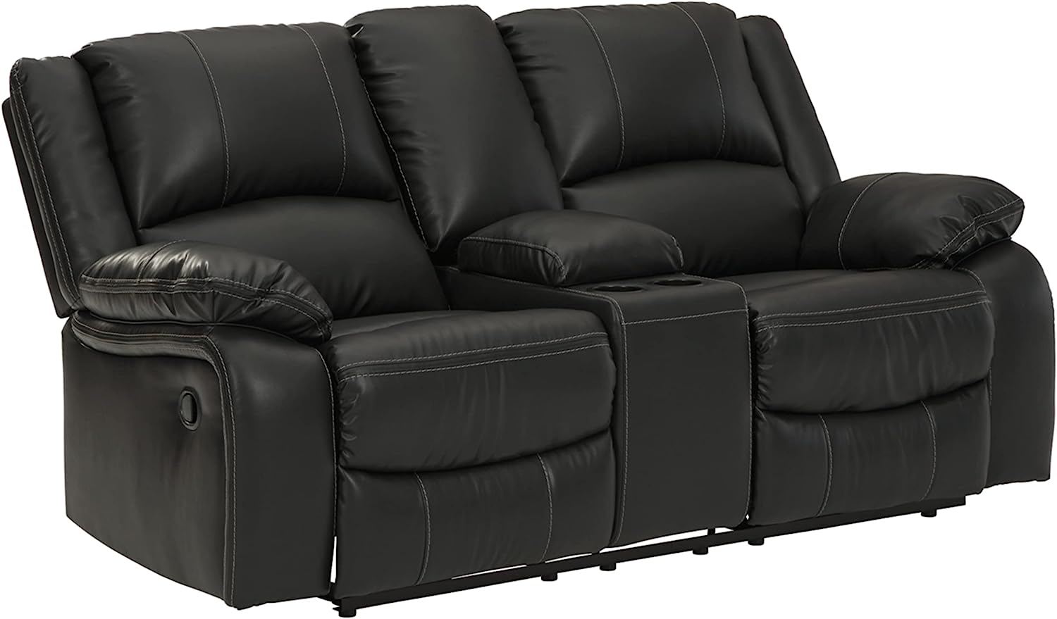 Calderwell Reclining Loveseat with Console - Ashley Furniture - Brunei