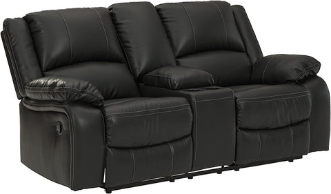 Calderwell Reclining Loveseat with Console