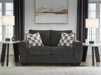 Loreo Loveseat;Ebony