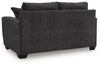 Loreo Loveseat;Ebony