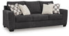 Loreo Sofa;Ebony