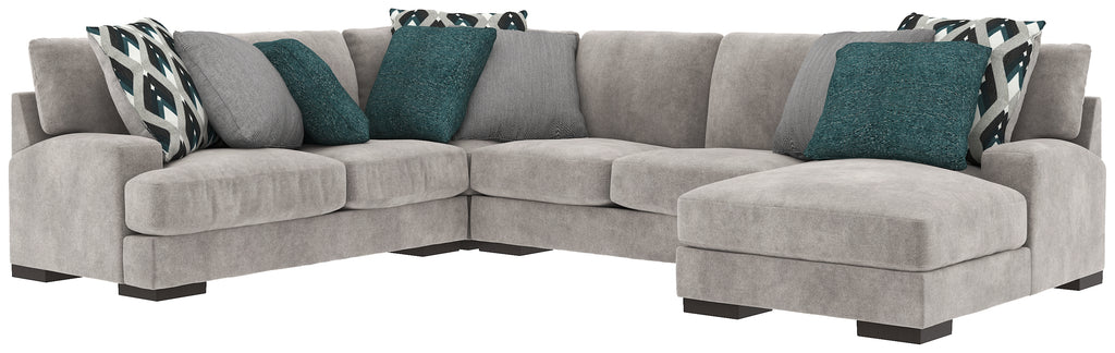 Bardarson 4-Piece Sectional with Chaise