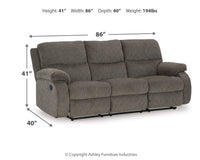 Scranto Reclining Sofa - Ashley Furniture - Brunei