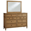 Sharlance 5-Piece King Panel Bedroom Set; Light Brown