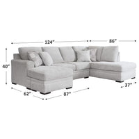 Gabyleigh RAF and LAF CHAISE;Nickel
