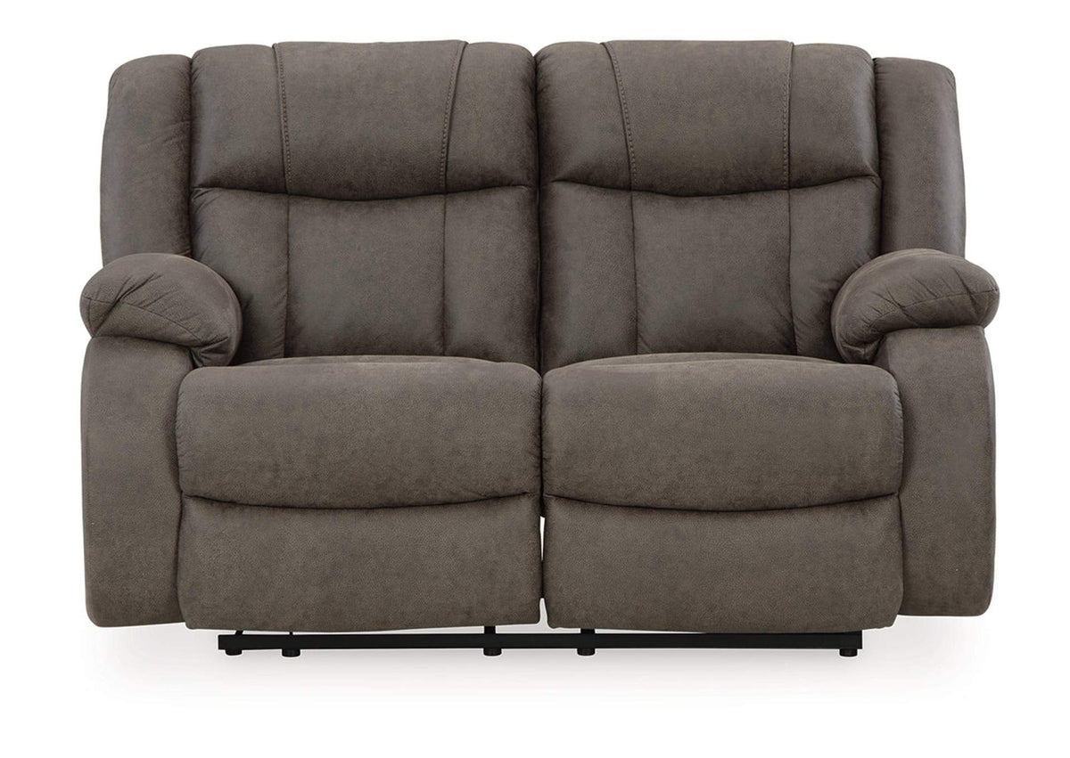 First Base Sofa, Loveseat, and Recliner;Gunmetal