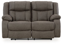 First Base Reclining Loveseat - Ashley Furniture - Brunei