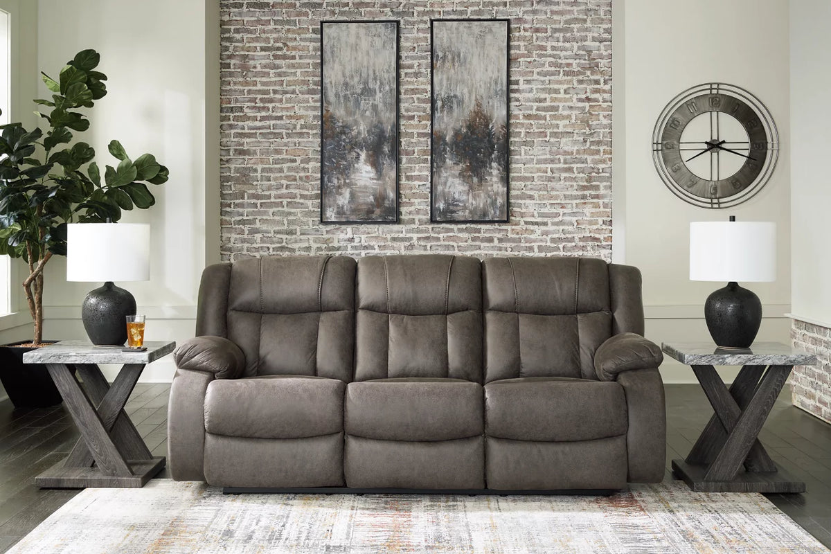 First Base Reclining Sofa - Ashley Furniture - Brunei