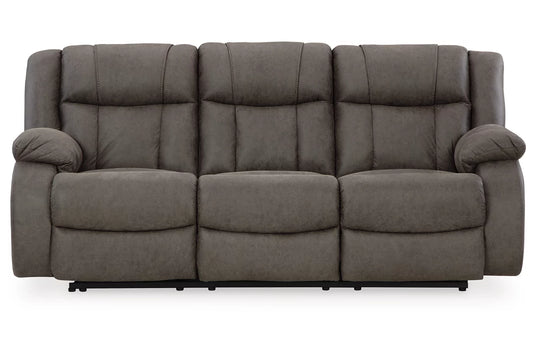 First Base Reclining Sofa - Ashley Furniture - Brunei