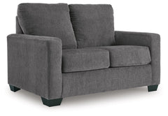 Rannis Loveseat; Pewter