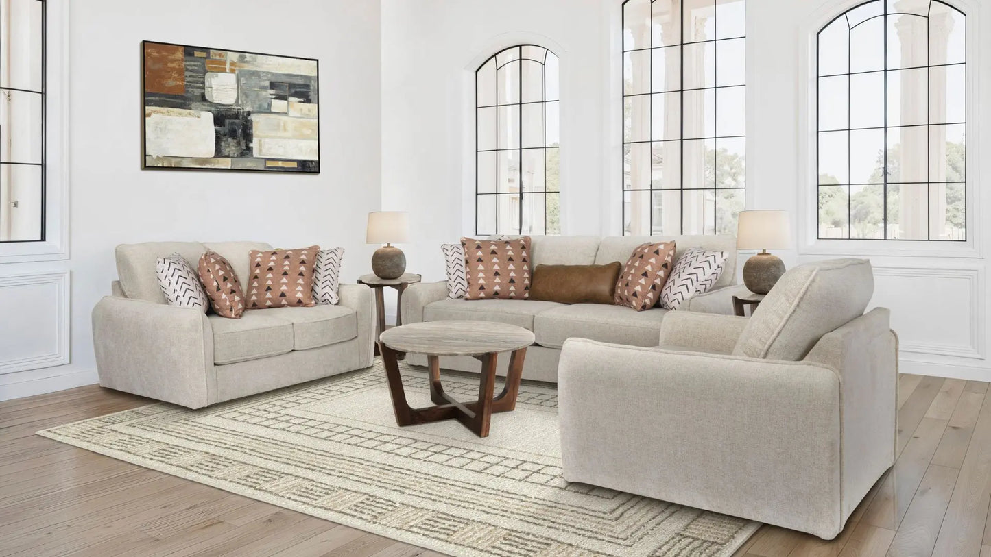 Seyler Sofa Set; Sand