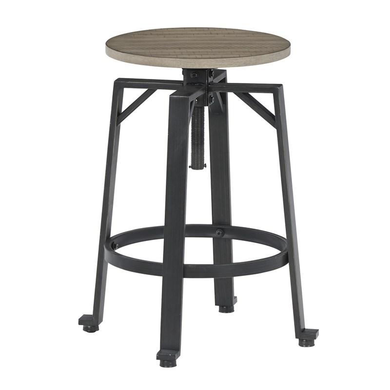 Lesterton Adjustable Height Stool (Set of Two)