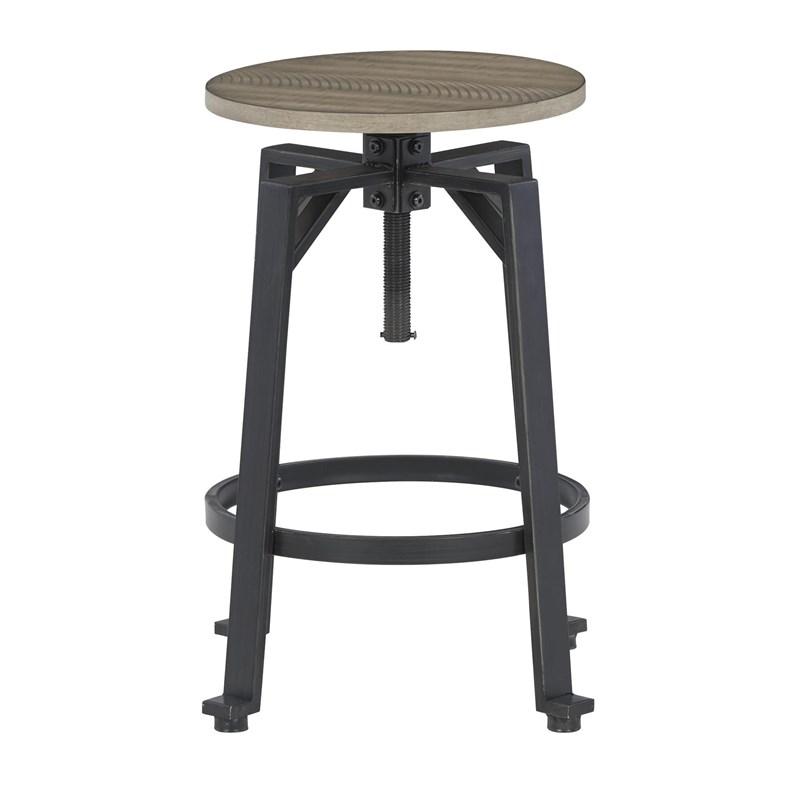 Lesterton Adjustable Height Stool (Set of Two)