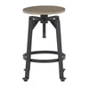 Lesterton Adjustable Height Stool (Set of Two)