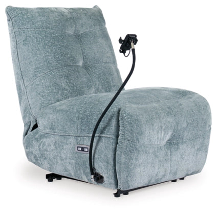 Burlyton Zero Wall Power Recliner;Blue