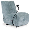 Burlyton Zero Wall Power Recliner;Blue