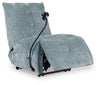 Burlyton Zero Wall Power Recliner;Blue