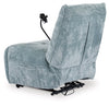 Burlyton Zero Wall Power Recliner;Blue