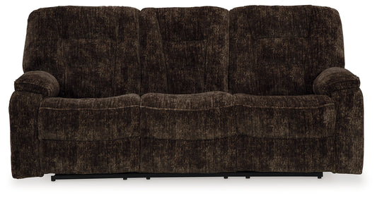Soundwave Reclining Sofa with Drop Down Table - Ashley Furniture - Brunei