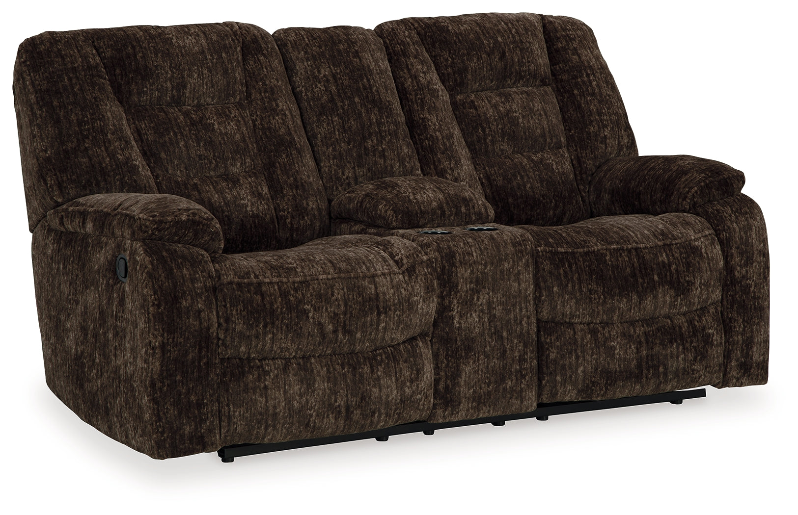 Soundwave Reclining Loveseat with Console - Ashley Furniture - Brunei