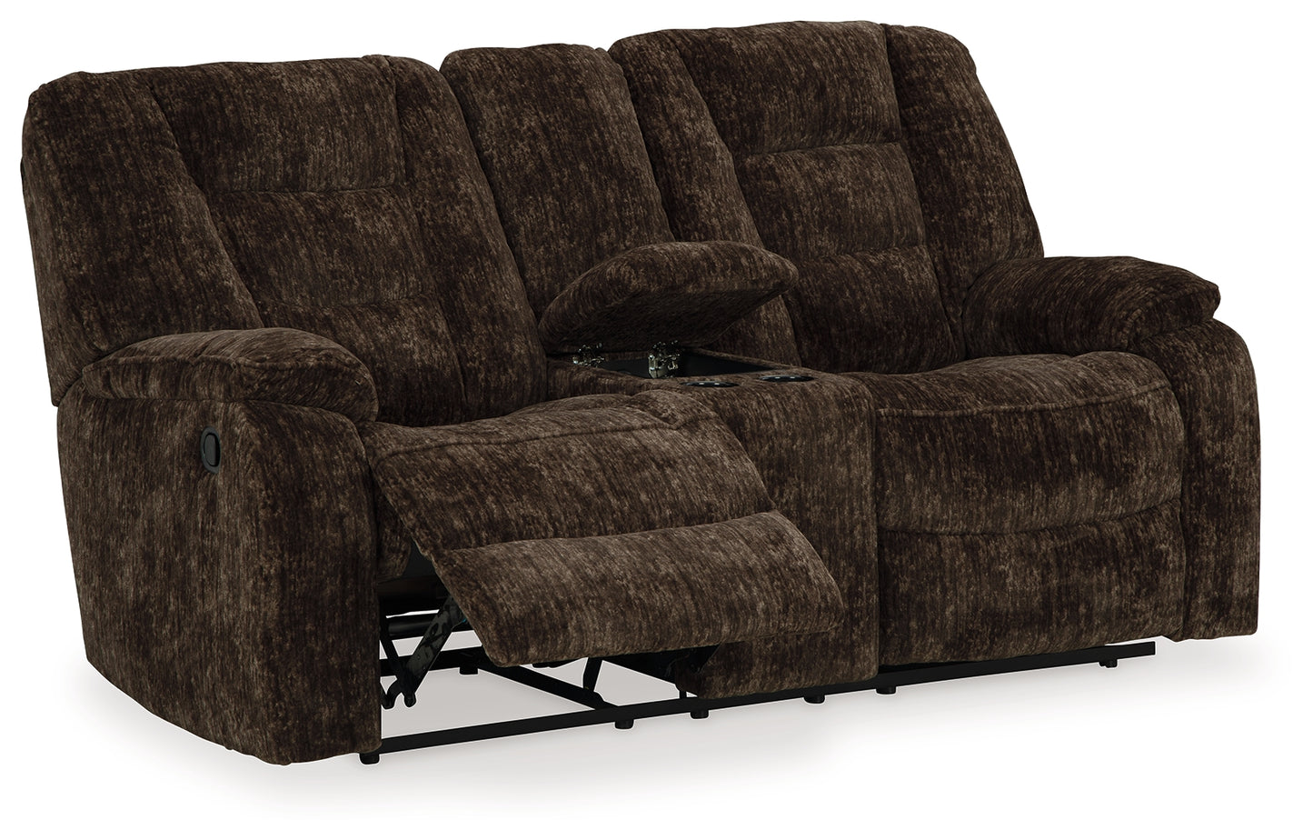 Soundwave Reclining Loveseat with Console - Ashley Furniture - Brunei