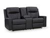 Mackmenville Reclining Loveseat with Console