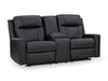 Mackmenville Reclining Loveseat with Console