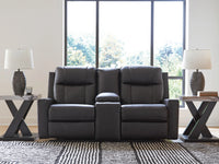 Mackmenville Reclining Loveseat with Console