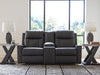 Mackmenville Reclining Loveseat with Console