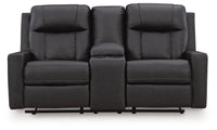Mackmenville Reclining Loveseat with Console