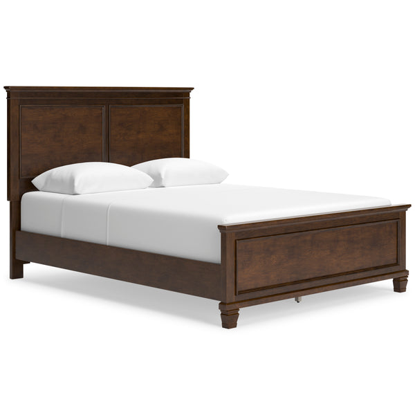 Danabrin Queen Panel Bed;Brown